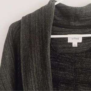 Wilfred size medium charcoal grey cocoon sweatshirt